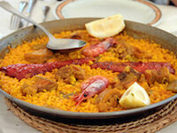 Receta de la Paella Mixta pollos y mariscos